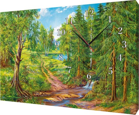 Часы на холсте 40х50 У426